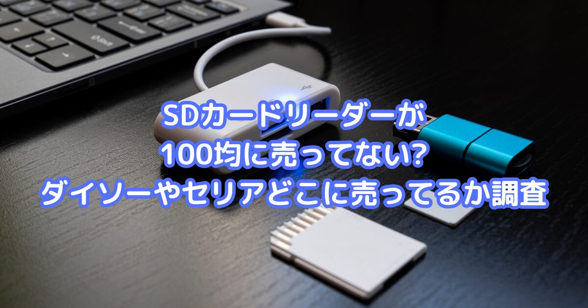 SDカードリーダー 100均 売ってない